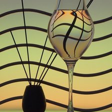 Схема вышивки «креативное стекло 4»