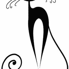 Схема вышивки «Кошка»