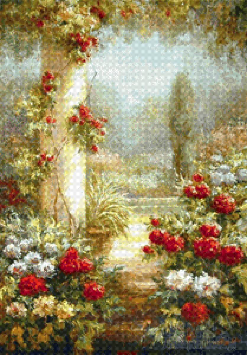 Сад - розы, цветы, сад - предпросмотр