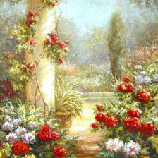 Схема вышивки «Сад»