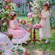 Схема вышивки «Весна»