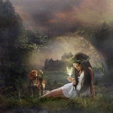 Схема вышивки «Девочка»