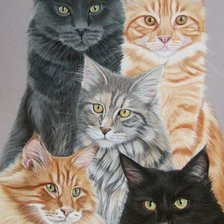 Схема вышивки «Друзья»