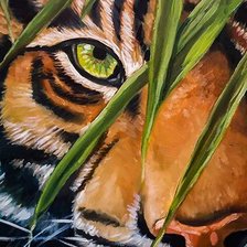 Схема вышивки «Тигр»