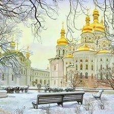 Схема вышивки «Собор»