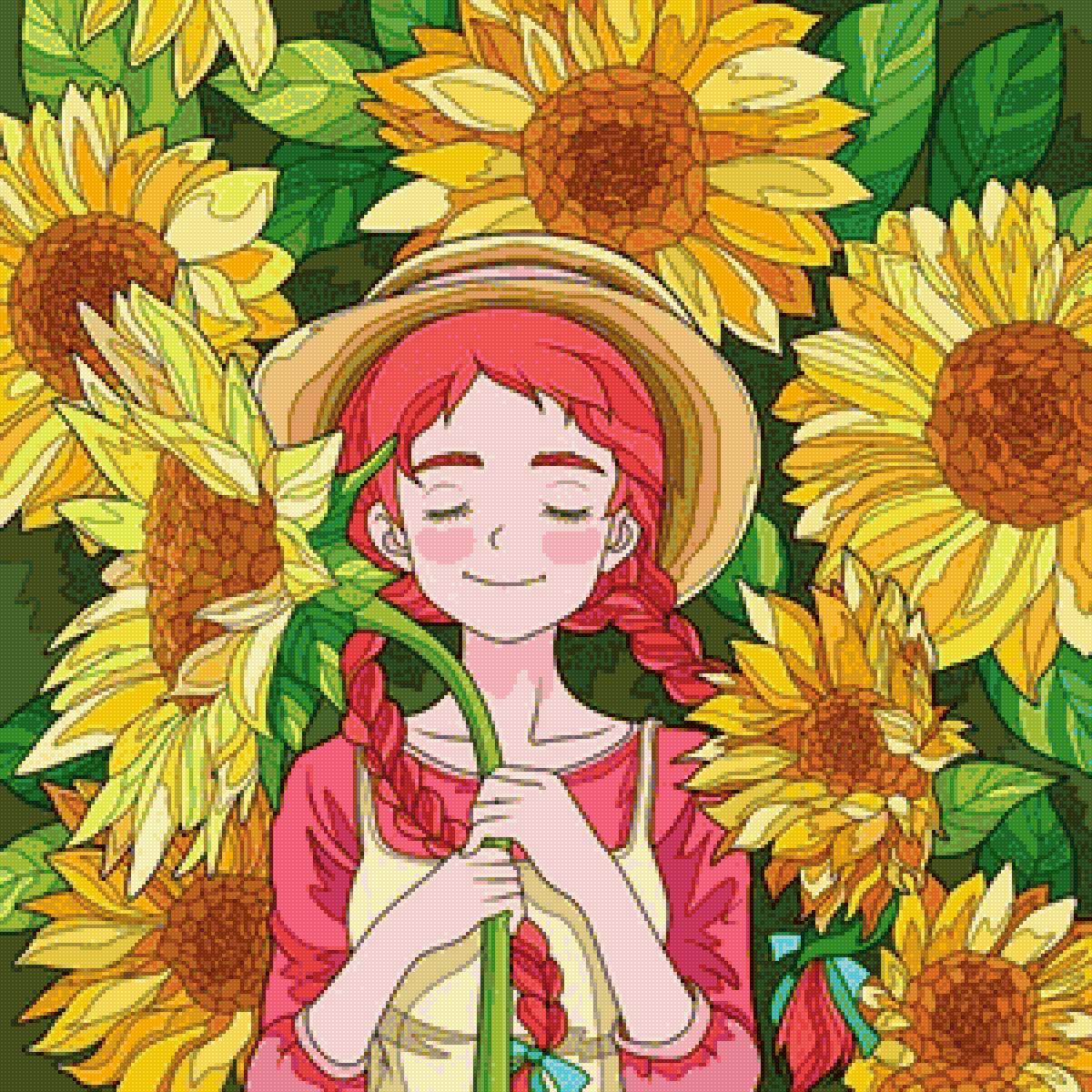 девочка - рисунок - предпросмотр