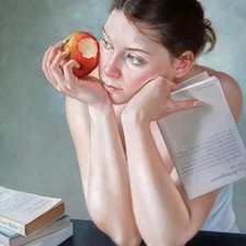 Схема вышивки «Задумчивость»