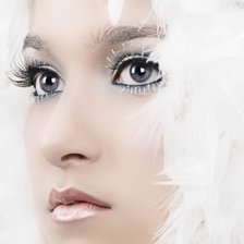 Схема вышивки «Девушка»