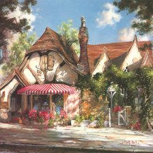 Схема вышивки «Дом»