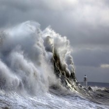 Схема вышивки «Маяк и волна»