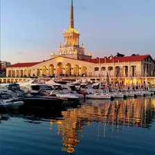 Схема вышивки «Морвокзал_bright_250»