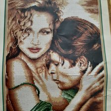 Схема вышивки «Двое»