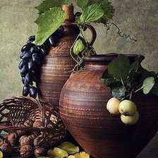 Схема вышивки «Виноград»