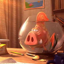 Схема вышивки «Золотая рыбка уже не та.»