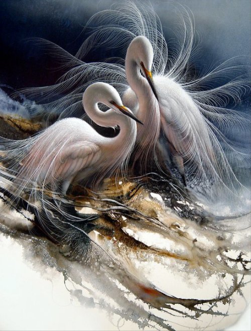 Ли Богл Белые цапли - оригинал