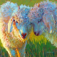 Схема вышивки «Козочки»