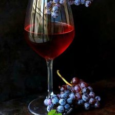 Схема вышивки «Вино»