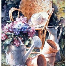 Схема вышивки «Сад»