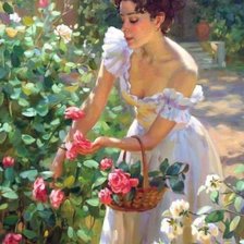 Схема вышивки «Сад»