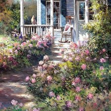 Схема вышивки «Сад»