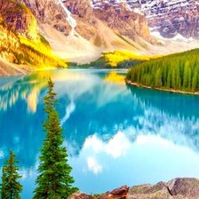 Схема вышивки «пейзаж»