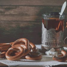 Схема вышивки «стакан чая, баранки, пнк»