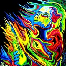 Схема вышивки «костёр души, пнк»