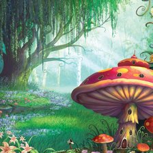 Схема вышивки «Сказочный лес»