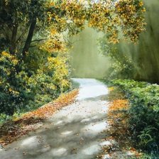 Схема вышивки «Солнечная лесная тропинка»