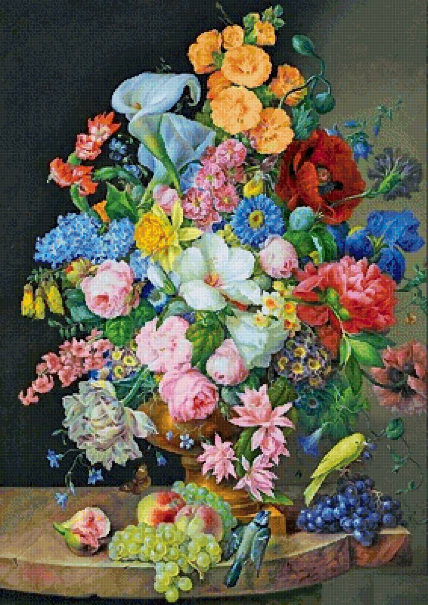 Франц Ксавер Петтер. Натюрморт - натюрморт, франц ксавер петтер - предпросмотр