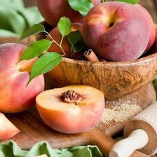 Схема вышивки «Персики»