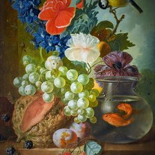 Схема вышивки «Ян Ван Ос. Натюрморт»