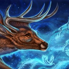 Схема вышивки «фэнтези,пнк»