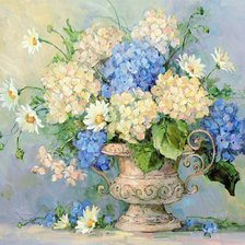 Схема вышивки «Барбара Мок. Букет»