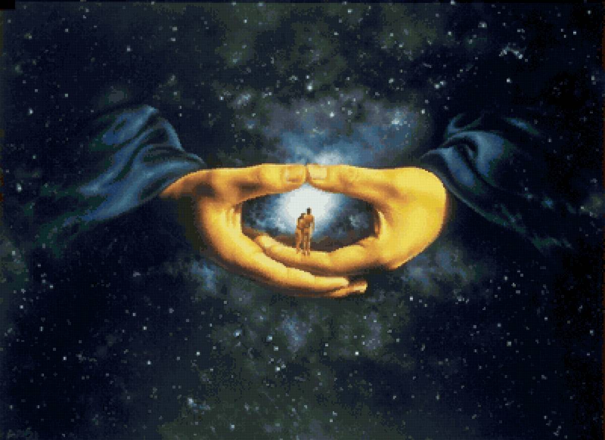 Мужчина и женщина в руках Господа - мужчина, женщина, руки - предпросмотр