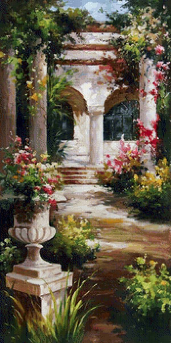 Сад - цветы, сад - предпросмотр