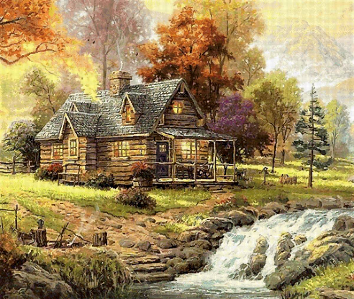 Томас Кинкейд - пейзаж, томас кинкейд - предпросмотр