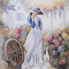 Схема вышивки «Пастушка»