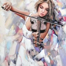 Схема вышивки «Музыка»