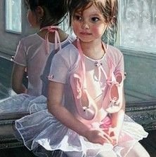 Схема вышивки «Балерина»