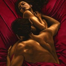 Схема вышивки «Двое»