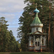 Схема вышивки «Церквушка»