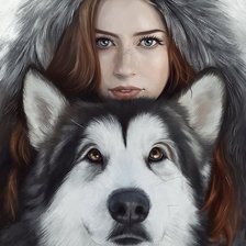 Схема вышивки «мой верный друг»