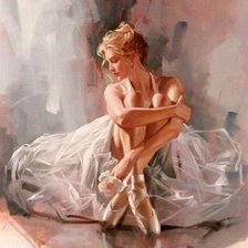 Схема вышивки «Балерина»