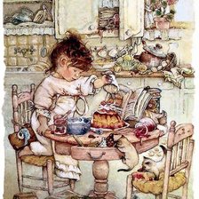 Схема вышивки «niños»