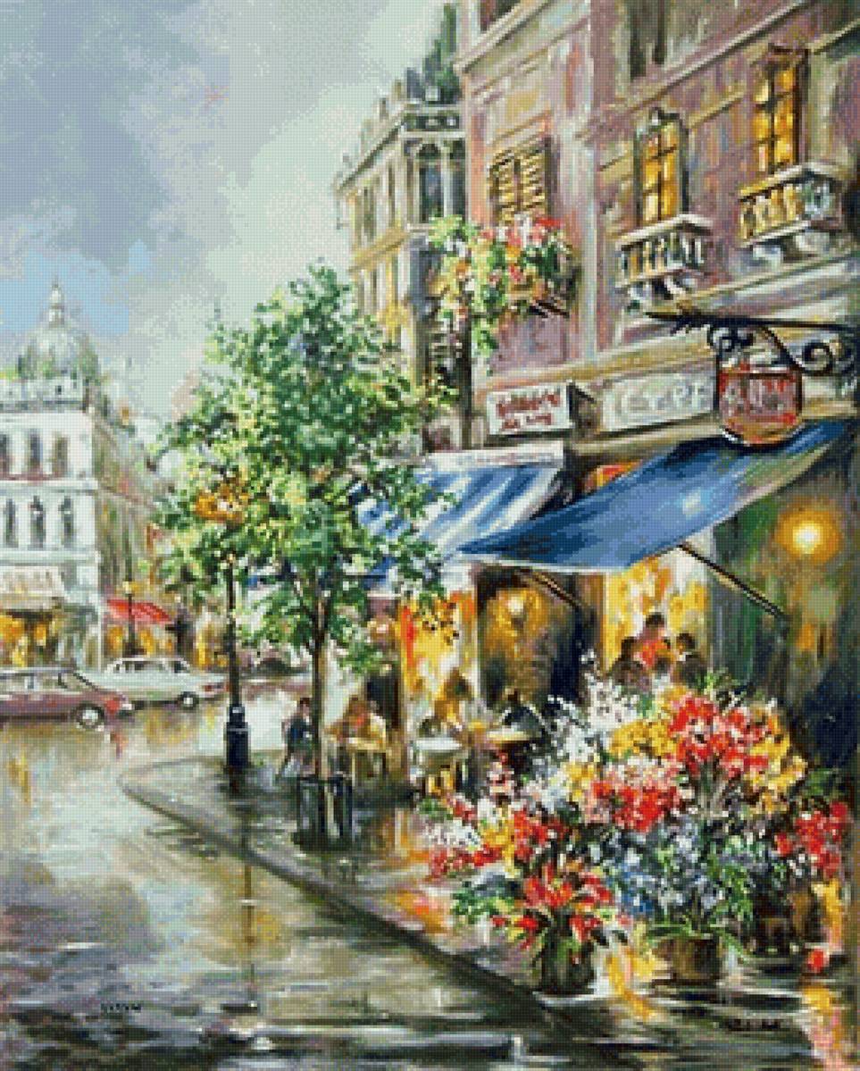 Улица - цветы, улица, путешествие - предпросмотр