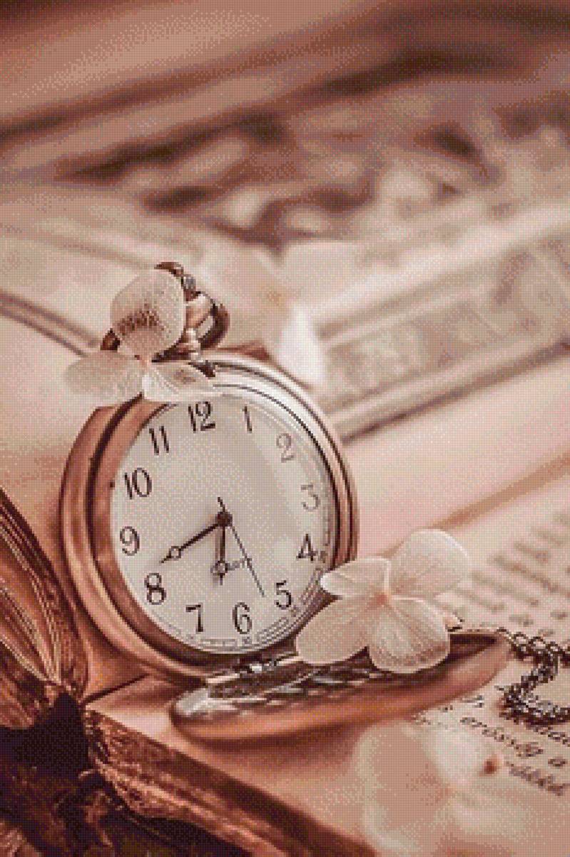 Время - книги, время, ретро, часы - предпросмотр