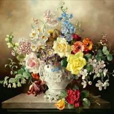 Схема вышивки «Букет»