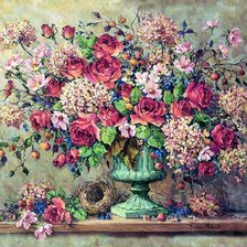 Схема вышивки «Барбара Мок. Натюрморт.»