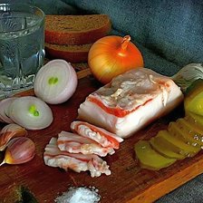 Схема вышивки «Деревенская еда»